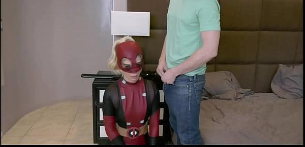  Teen Step Sister Fucked While In Deadpool Costume For Comic Con